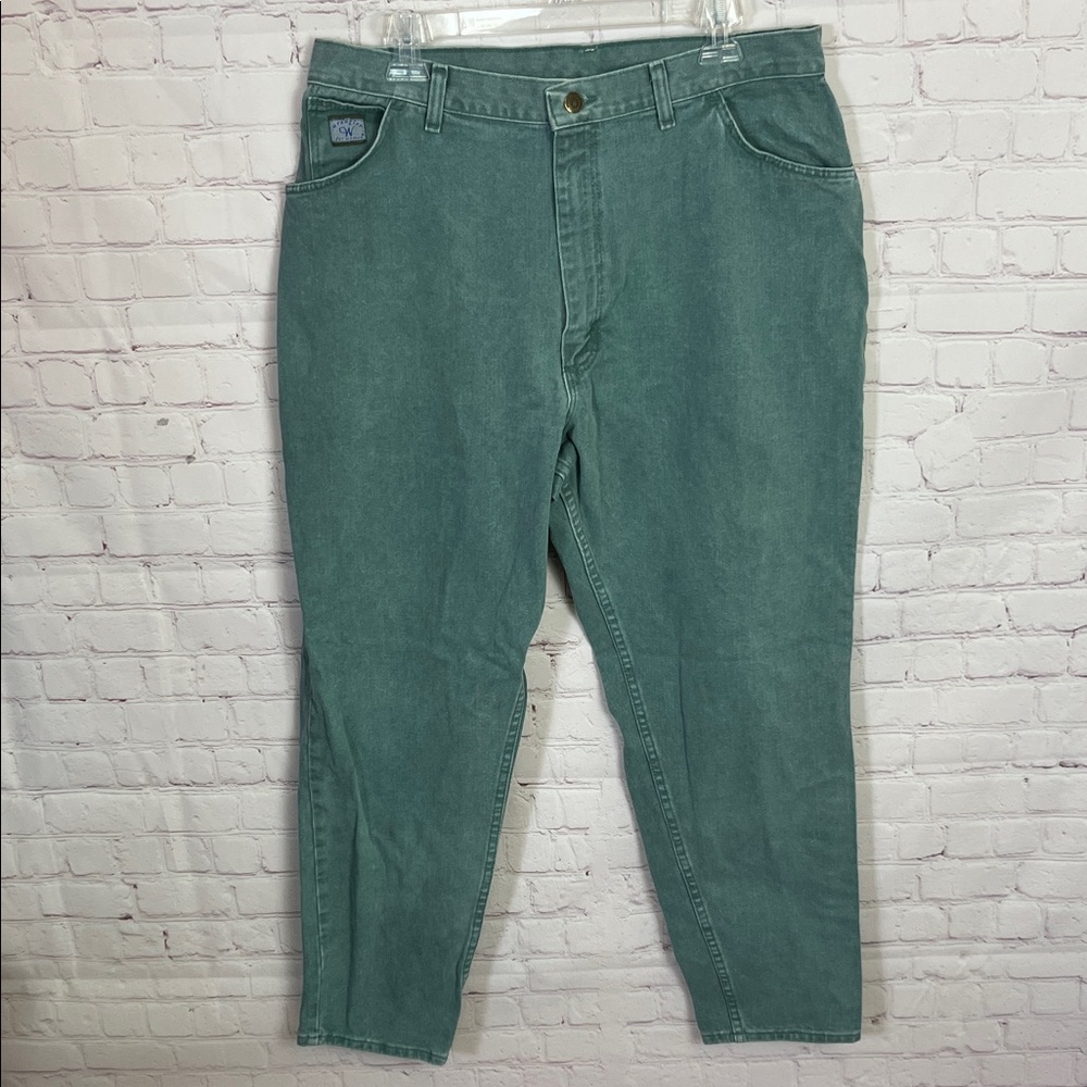 Vintage Green Wrangler for Women Jeans